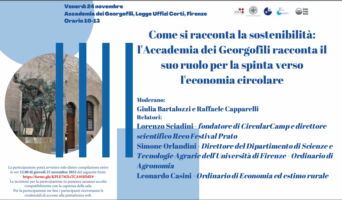 Come si racconta la sostenibilità l'Accademia dei racconta